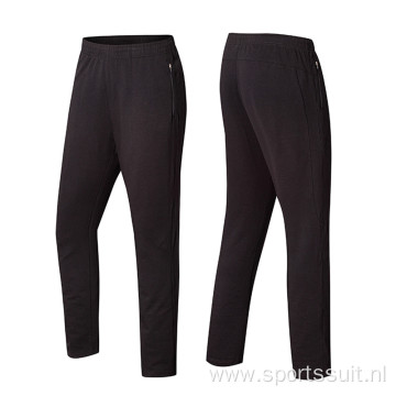 Fitted Cotton Long Sport Slacks For Men